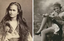Kobiece piękności z różnych stron świata, zdjęcia zrobione 100 lat temu.