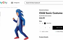 Filmowy Sonic został inspiracją koszmarnych kostiumów na Halloween?