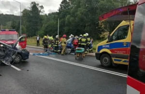 Wypadek w Kaczorowie - Zobacz moment zderzenia