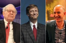 Bill Gates, Jeff Bezos i Warren Buffett są bogatsi niż połowa obywateli...