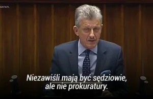 Co PiS chce zrobić z prokuraturą? Kontrolować ją - wyjaśnia Piotrowicz i...