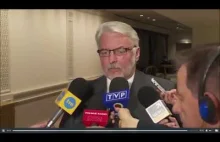 Witold Waszczykowski pijany lub niespełna rozumu!!!!