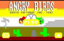 jeśli Angry Birds wystartowałyby w latach 80'tych