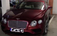 Policjanci odzyskali Bentleya za milion złotych