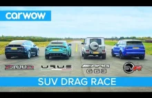 Lamborghini Urus v Tesla Model X v Mercedes-AMG G63 v Range Rover Sport...