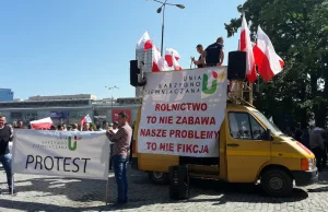 Rolnicy protestują w Warszawie!