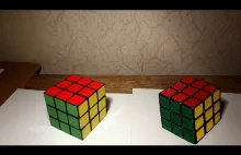 Rysunek Kostki Rubika w 3D.