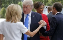 Trump do żony Macrona: Świetna forma