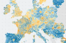 Demografia w Europie. Interaktywna mapa kurczenia się i wzrostu populacji.