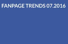 Lipiec na Facebooku czyli Fanpage Trends