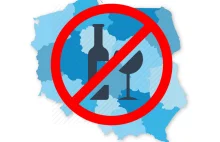 prohibicja.info - mapa miejscowości z nocnym zakazem sprzedaży alkoholu w Polsce