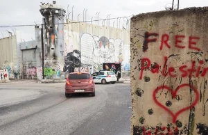 Mur między Palestyną, a Izraelem - krew i sztuka w 85 zdjęciach