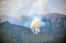 Uwaga! Wielki pożar lasu w Tatrach Wysokich.