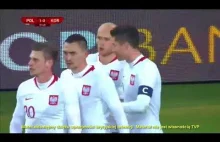 Robert Lewandowski GOL dla Polski! 1-0! Polska vs Korea Południowa Mecz ...