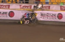 Motocykl Woffindena złamał się w pół - jego część poleciała w trybuny (wideo)