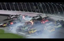 Przerażający wypadek na finiszu wyścigu NASCAR na torze Daytona