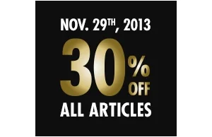 New Yorker - Black Friday 30% on ALL ARTICLES