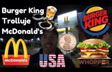 Burger King trolluje McDonald's w USA