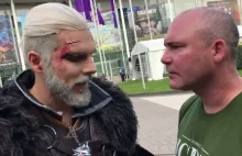 Geralt Cosplayer i jego głos