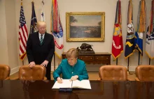 Spotkanie Merkel - Trump. Czy Waszyngton zmusi Berlin do ustępstw ws. Nord...