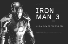 Iron Man 3 - jak powstawał interfejs zbroi Tony'ego Starka oraz różne efekty 3D