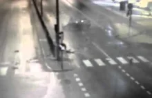 Nietrzeźwy kierowca spowodował wypadek w centrum Olsztyna