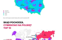 Jakie kraje najczęściej przeprowadzały cyberataki na Polskę? [Infografika]