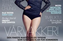 Pierwsza modelka w rozmiarze "plus" na okładce norweskiego Elle