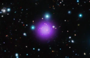 Odkryto gromadę galaktyk w rekordowej odległości [eng]