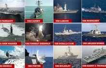 Trump's armada: Huge task force of 12 warships sets sail for Syria