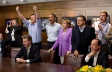 Ciekawe zdjęcie z wczorajszego spotkania szefów państw G-8