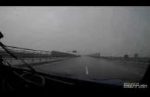 Autostrada - poślizg BMW