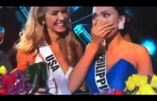 Przerażająca wpadka na Miss Universe 2015 - prowadzący pomylił zwyciężczynię