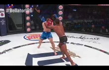 Tywan Claxton niszczy przeciwnika latającym kolanem na gali Bellator 186