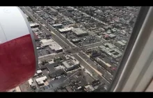Austrian Airlines 777-200 Spektakularne lądowanie w Los Angeles dla fanów lotów
