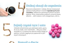 Sposoby na rzucanie palenia - INFOGRAFIKA