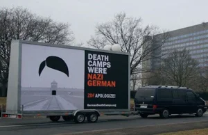 Death Camps Were Nazi German - ponowna akcja w Brukseli rozpoczyna się 1 marca