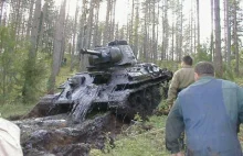 Znaleźli radziecki czołg skradziony przez Niemców podczas II wojny...