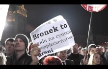 Partia KORWiN zdominowała wiec Bronisława Komorowskiego w Krakowie
