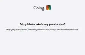 "Profesjonalne" podejście GoingApp do klientów - problemy z biletami