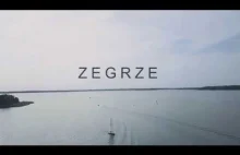 Zalew Zegrzyński z lotu ptaka. -...