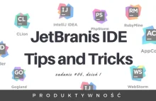 Produktywność #01 - JetBrains IDE - Tips and Tricks - Cztery Tygodnie