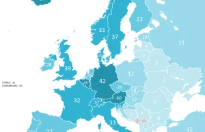 Liczba sprzedanych samochodów osobowych w Europie