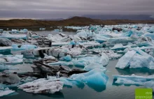 Bajeczne laguny lodowe Jökulsárlón i Fjallsárlón na Islandii