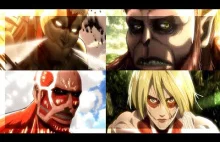 UMIEJĘTNOŚCI TYTANÓW (Colossal titan, Armored titan, Female titan, Beast...