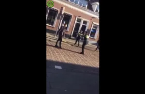 Naćpany/Pijany Polak w Holandii vs policja.