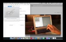 MacOS składanie podpisów na dokumentach.