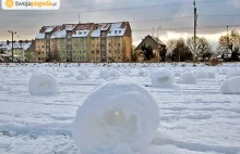 Śnieżne walce na Dolnym Śląsku