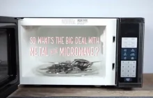 Co się stanie, gdy włożysz metalowe przedmioty do mikrofalówki?
