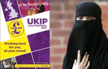 Zbanujemy burkę na wyspach brytyjskich - obiecuje UKIP szykując się do wyborów
